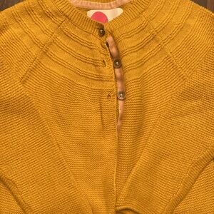 Mini Boden Mustard Yellow Kids Sweater